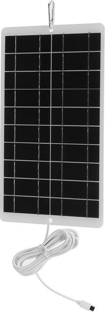 ALLOET Tragbares Solar-Ladegerät mit Typ-C-Ausgang, 8W 5V und 1600mA, kratzfeste Solarpanels für drahtlose Outdoor-Überwachungskameras - Bild 1
