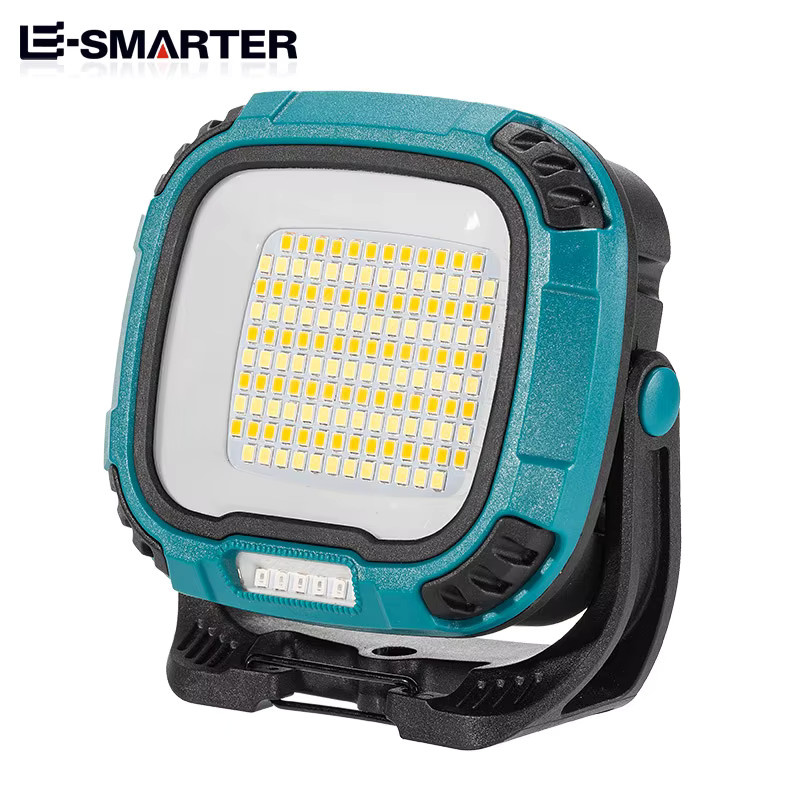 ESMARTER Tragbare LED Outdoor-Taschenlampe mit COB-Flutlicht, USB-wiederaufladbar und Powerbank-Funktion inklusive Haken für Camping, Angeln und Notfälle - Bild 3