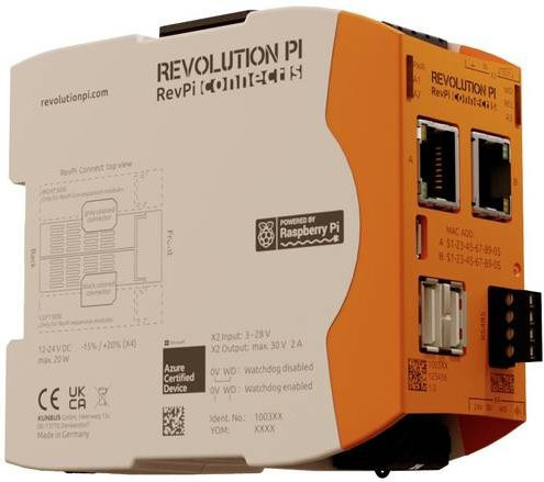 Kunbus Revolution Pi RevPi Connect S 16GB SPS-Erweiterungsmodul in Weiß (PR100363) 24 V/DC - Bild 1