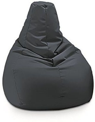 Zanotta Sitzsack Sacco in Schwarz, wasserabweisender Stoff für Garten und moderne Wohnräume - Bild 1