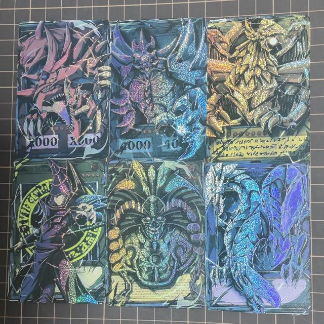 Yiran toy 1 Yu-gi-oh! Slifer der Himmelsdrache DIY Flash Cards 6-teiliges Set - Bild 1