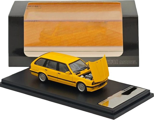 Mortal E30 M3 Touring Travel Edition, Spielzeugautomodelle, 1:64, Gelb, Metall - Bild 1