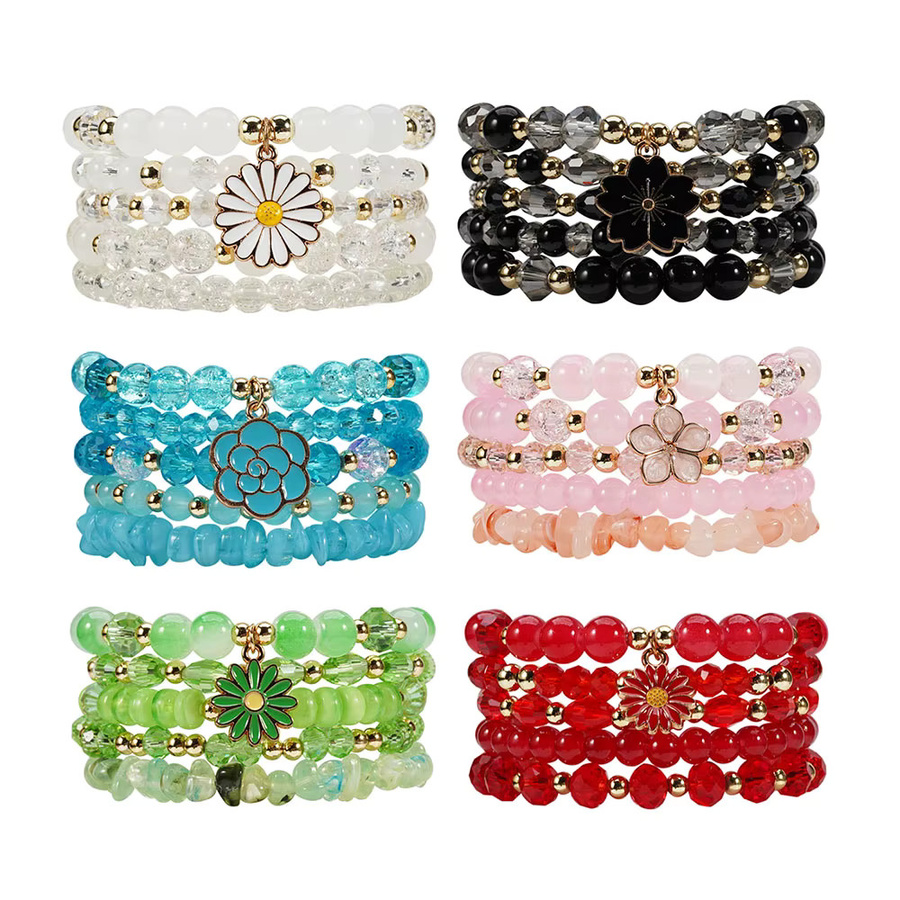 Abay Schmuck-Set, Armband mit Kristallperlen, Bunt, Damen - Bild 2