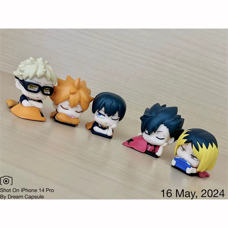 Bandai Haikyuu!! Hinata Shoyo Kei Tsukishima Kozume Tetsurou Kuroo Anime Figur Modell - Bild 3