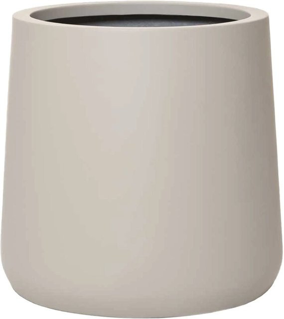 Vivanno Blumentopf Vekra aus Fiberglas in Beige, B/T/H: 42 x 42 x 40 cm - Bild 1
