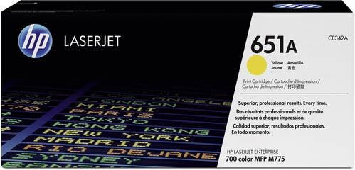 HP Original Toner CE342A 651A Gelb für LaserJet Enterprise 700 MFP M775z und M775 - Bild 2