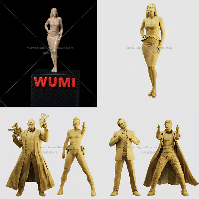 Hot Toys Miniatur-Szenenfigur, unbemalte weiße Figur, Einzelfigur, Weltraum - Bild 1