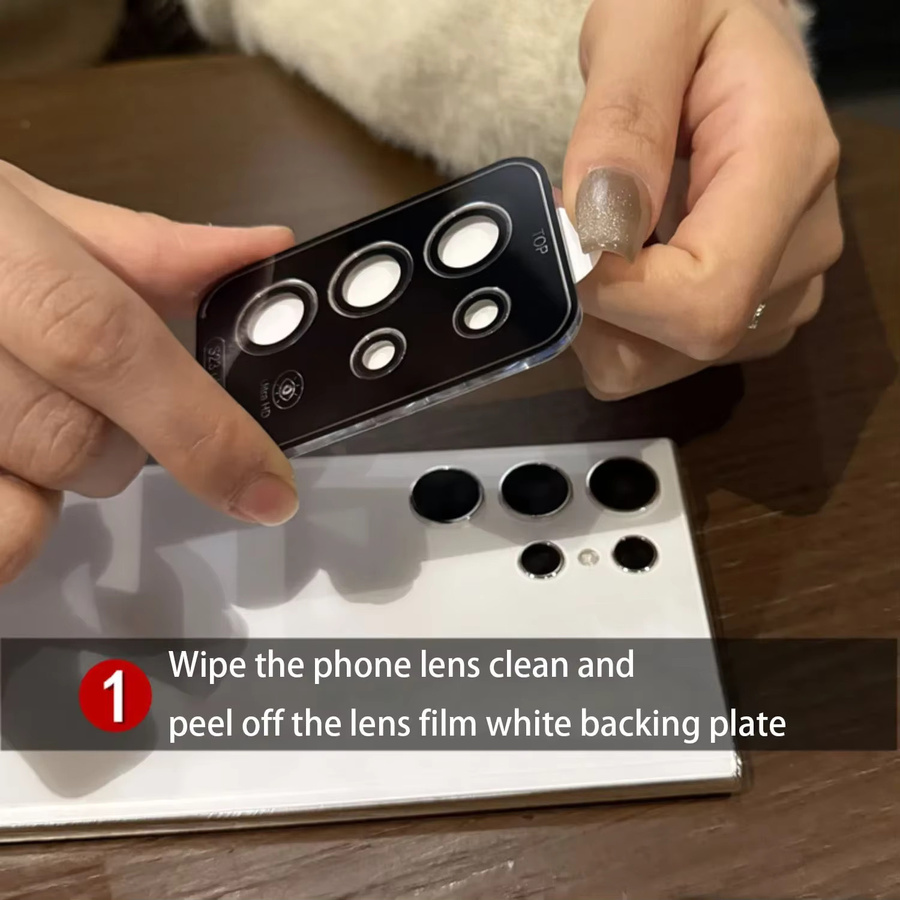 Metall Objektiv Glas Schutz für Samsung Galaxy S25 Ultra und S24 Ultra Kamera Ring Abdeckung aus Legierung in Multicolor - Bild 3