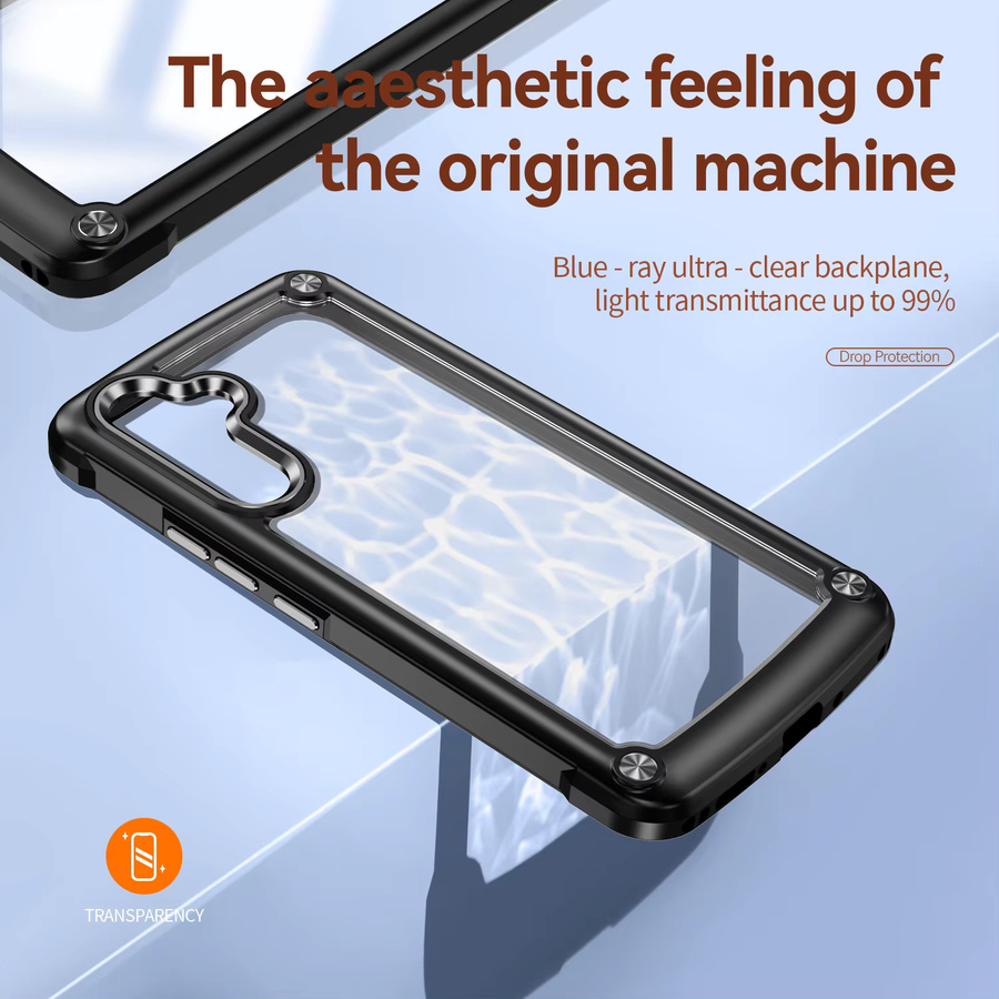 Robuste Hybrid Schutzhülle für Samsung Galaxy S26 S25 S24 S23 S22 Plus Ultra A17 A56 A36 A26 A16 A06 in Transparent - Bild 6