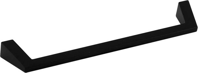 Furnipart Möbelgriff Pyramid La aus Zinkdruckguss in Schwarz Matt, Breite: 320 mm, Höhe: 33,3 mm - Bild 1