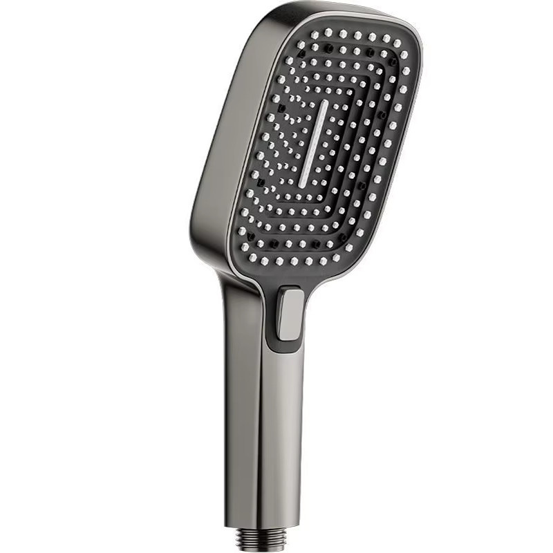 YTYIN Verstellbarer Duschkopf in Grau mit 3 Modi, Hochdruck-Regendusche und Wassersparfunktion, Rechteckig, Breite: 26,0 cm, Tiefe: 11,5 cm - Bild 7
