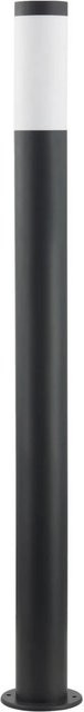 Lindby Statius Moderne Wandleuchte aus Metall in Schwarz, Spritzwassergeschützt IP44, 1-flammig E27 - Bild 1