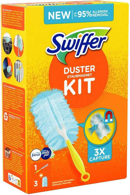 Swiffer Duster Staubmagnet-Set mit 3 Tüchern von P&G - Bild 1