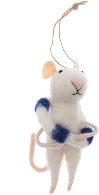 Rico Design Filzhänger Maus mit Rettungsring, Höhe: 11 cm - Bild 1