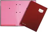 PAGNA Unterschriftenmappe de Luxe mit 10 Fächern für A4 in Pink/Rot - Bild 1