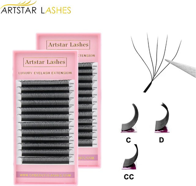 ARTSTAR W-förmige Wimpernverlängerung, Black, Natürlich, Unisex - Bild 1