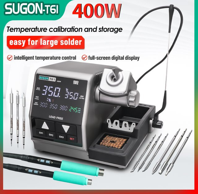 SUGON T61 400W Lötstation für C470/245/210 Präzisionslötkolben für Handy PCB BGA Reparaturwerkzeug - Bild 1