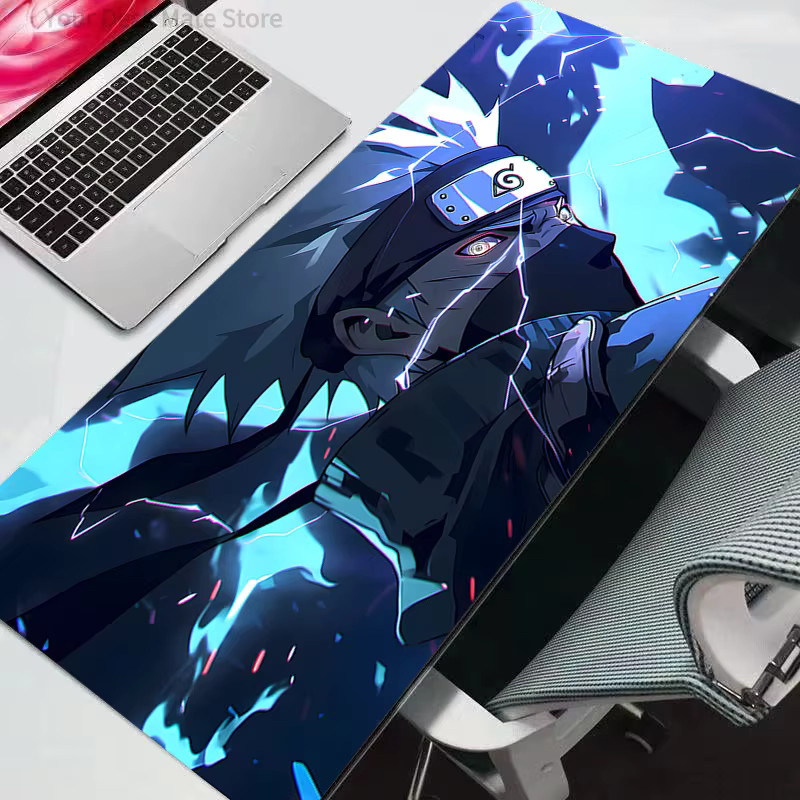 Bandai Anime Naruto Mauspad XXL in Multicolour mit HD-Druck und verstärkten Kanten für Gamer und PC-Nutzer - Bild 1