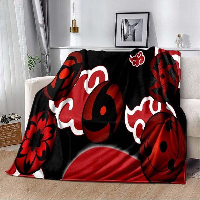 Naruto Flanell-Decke von YunhengTechnology, weiche Plüschdecke in Multicolour, B/B: 150 x 200 cm - Bild 1
