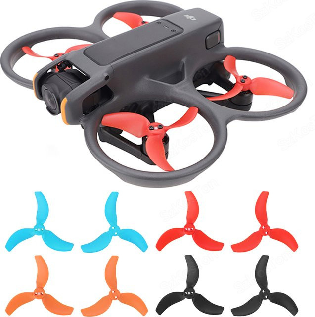 DJI Avata 2 Propeller Ersatzteile bunte leichte Flügel in Schwarz und Multicolour - Bild 1
