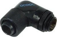 Alphacool HF 13/10 Anschraubtülle 90 Grad drehbar G1/4 Verbindung in Schwarz - Bild 1
