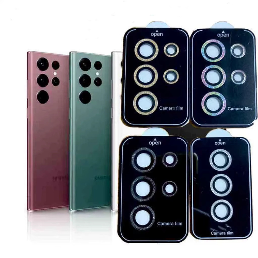 Diamant-Objektivschutz für Samsung Galaxy S25 Ultra S25 Plus S24 Plus Kameraobjektivring mit glänzendem Objektivdeckel in Multicolour - Bild 4