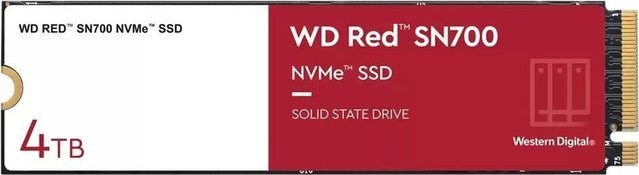 Western Digital WD Red SN700 NVMe SSD, 4TB, intern, M.2 2280, PCIe 3.0 x4 - Bild 1