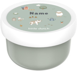 Mepal Fruchtbox Little Farm in Grün mit 300 ml Volumen, auslaufsicher und mikrowellengeeignet - Bild 1