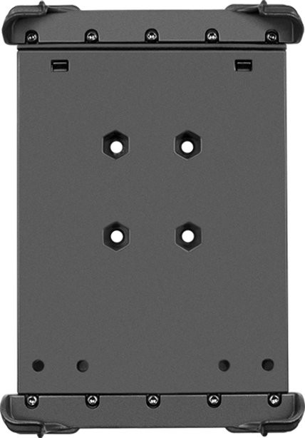 VINmounts Universelle Tablet-Halterung für Auto, LKW, Marine und Industrie in Schwarz, passend für Geräte bis 245 x 118 mm und eine Dicke von bis zu 11 mm - Bild 1