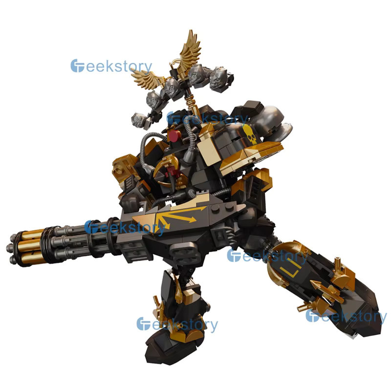Wishiot Mech Warrior MOC Bausteine Set Roboter DIY Modellbausatz für Kinder ab 8 Jahren, Mehrfarbig - Bild 2