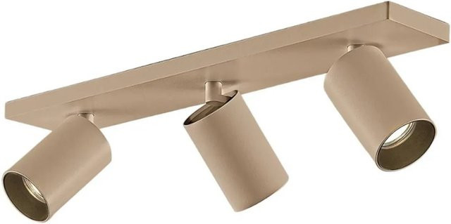 Arcchio Strahler Brinja 3-flammige Flurleuchte aus Aluminium in Braun, modern und verstellbar, GU10 - Bild 1