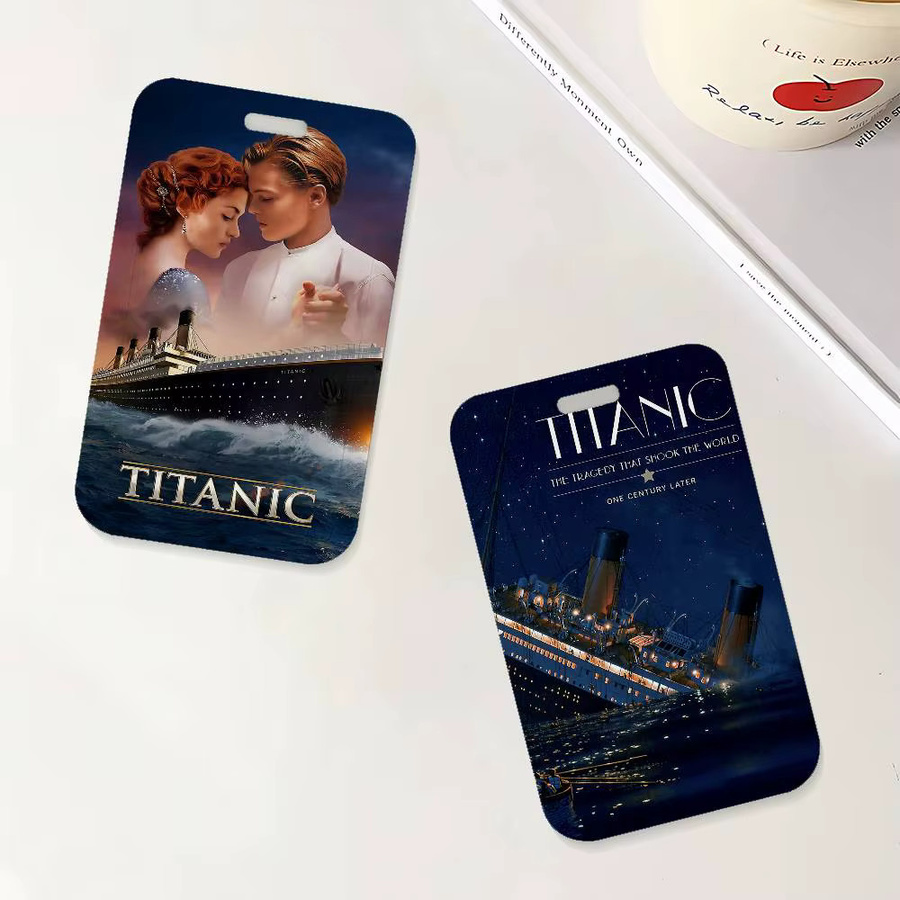 Classic Movie T-Titanic Ausweishalter mit Umhängeband für Büro und Schule, Mehrfarbig - Bild 4