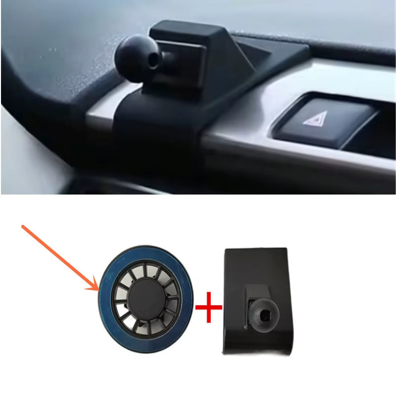 Magnetische Handyhalterung aus ABS-Kunststoff für Toyota RAV4 MK4 (2013-2019) in Schwarz - Bild 3