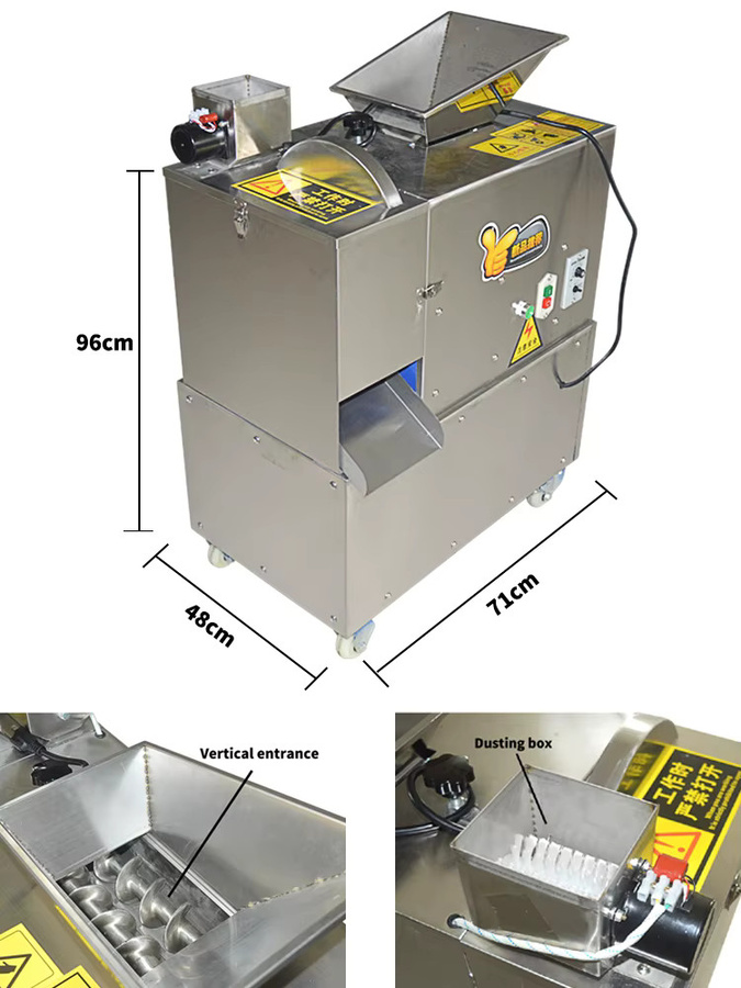 TDTJJSD Automatischer Teigteiler und Teigformer aus Edelstahl in Silber und Schwarz - Bild 1