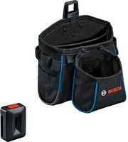 Bosch Professional Werkzeugtasche GWT 2 in Schwarz und Blau aus Polyester mit Gürtelschlaufen, B/H/T: 240,0 x 150,0 x 54,0 mm - Bild 1