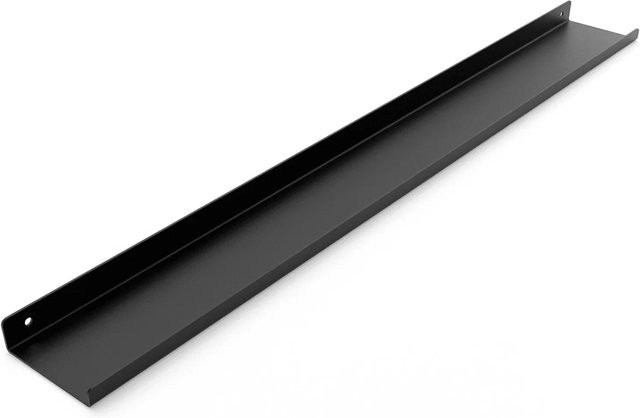 HEVVA Regalleiste MARSEILLE aus Metall in Schwarz Matt, Breite: 115 cm - Bild 1