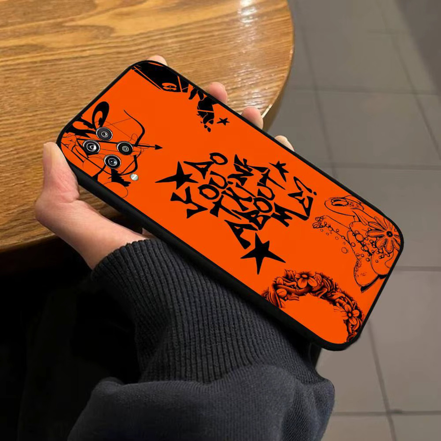 Mesuca Handyhülle ATP Album By Nsqk für Samsung Galaxy S21 S22 S23 S24 S25 S26 Ultra FE Plus 5G A52S Soft Cover Orange - Bild 6