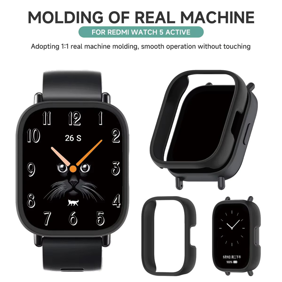 CAOWTAN Hülle für Xiaomi Redmi Watch 5, Kunststoff, transparent, Unisex - Bild 2