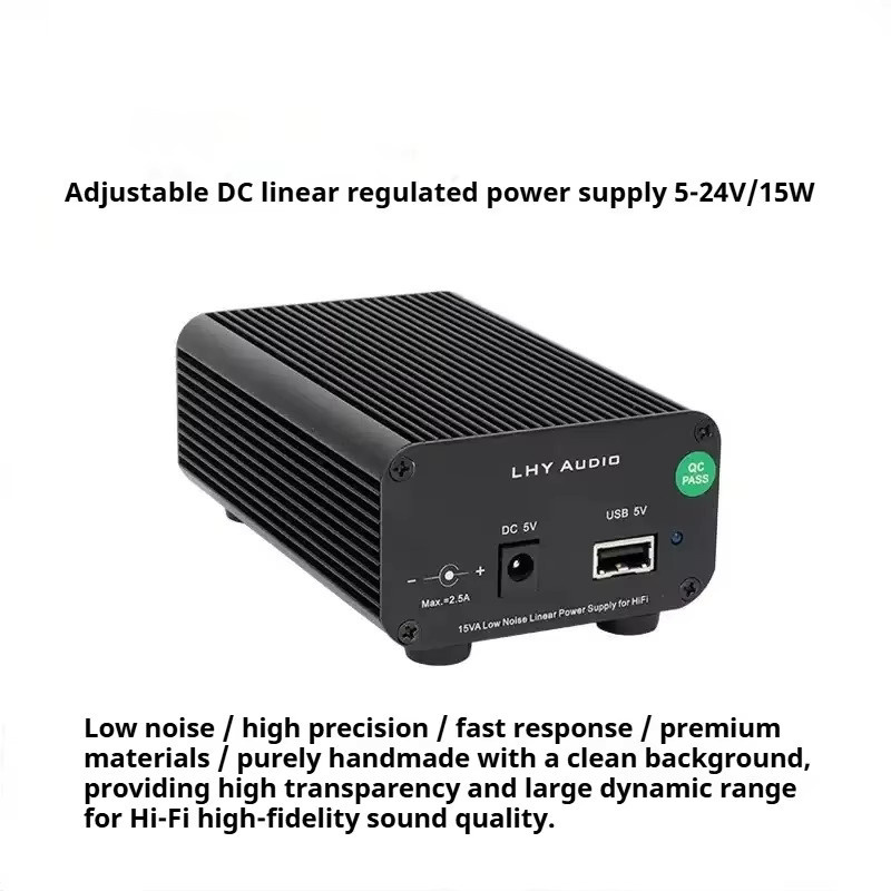 CHUBAN HiFi-Linear-Netzteil USB-A 5V 15W DC geregelt in Schwarz für optische Modems und Set-Top-Boxen - Bild 5