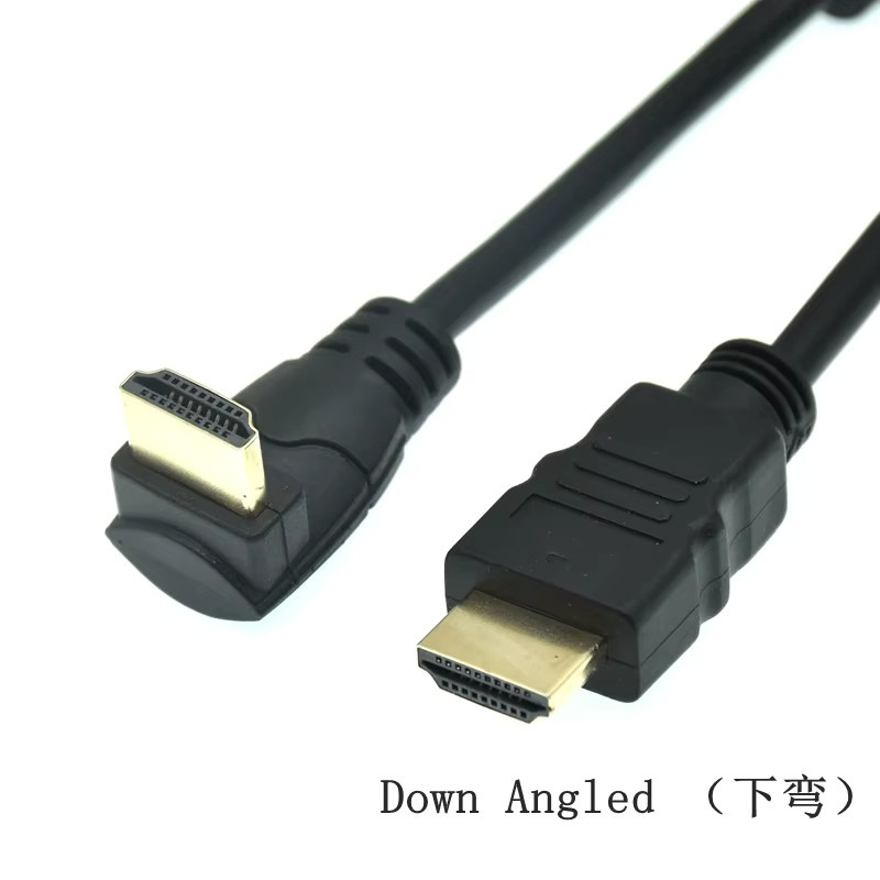 MACDOT HDMI Verlängerungskabel mit 90 Grad Winkel, HDMI 1.4, Schwarz, Länge: 1,5 m - Bild 2