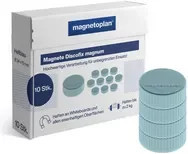 magnetoplan® Magnet Discofix Magnum Blau aus Kunststoff - Bild 1