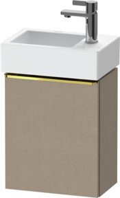 Duravit Waschtischunterschrank D-Neo in Beige, Wandmontage, 1 Tür, B/T/H: 36,4 x 22,2 x 44 cm - Bild 1