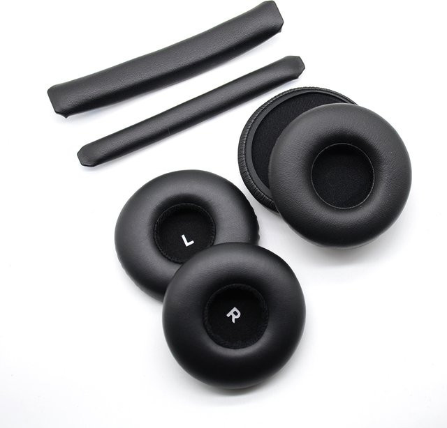 Ersatz-Ohrpolster und Kopfbügel-Kissenbezug Set für AKG Y50 Y55 Y50BT Bluetooth-Kopfhörer in Schwarz - Bild 1