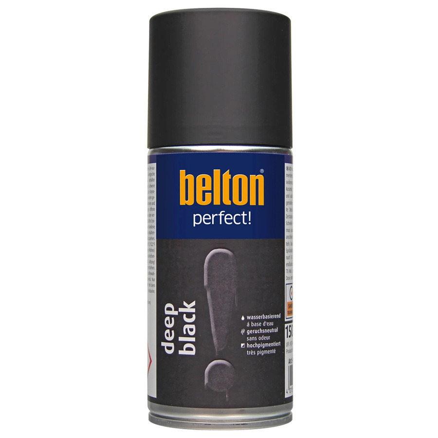 belton Buntlack Perfect Deep Black Wasserbasierter Holzlack Seidenmatt 150 ml - Bild 2