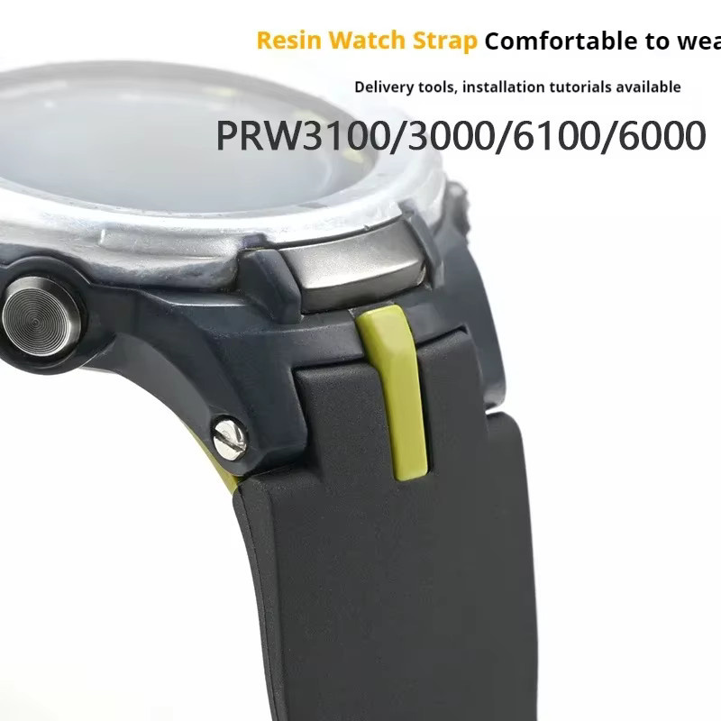 Casio Uhrenarmband Harz, Schwarz, Herren - Bild 3