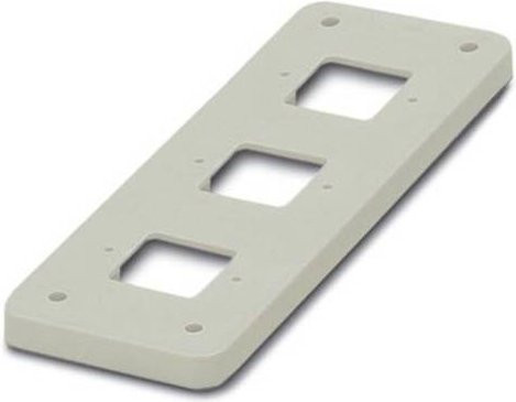 Phoenix Contact Adapterplatte HC-B 24-ADP-3D 7-GY in Grau, 10 Stück - Bild 1