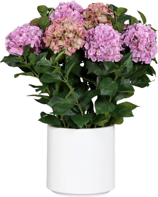 Künstliches Hortensien-Arrangement Jermaine von Aplanta, Tischdekoration, Höhe: 74 cm - Bild 1