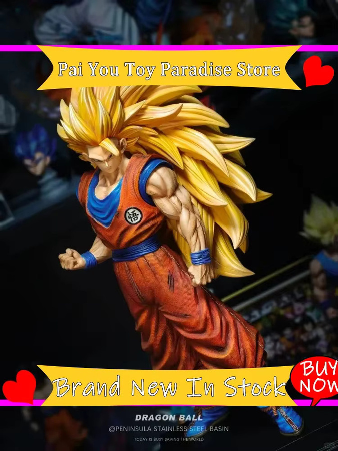 Bandai Dragon Ball Ssj3 Goku Actionfigur, 54cm, Kunststoff - Bild 4