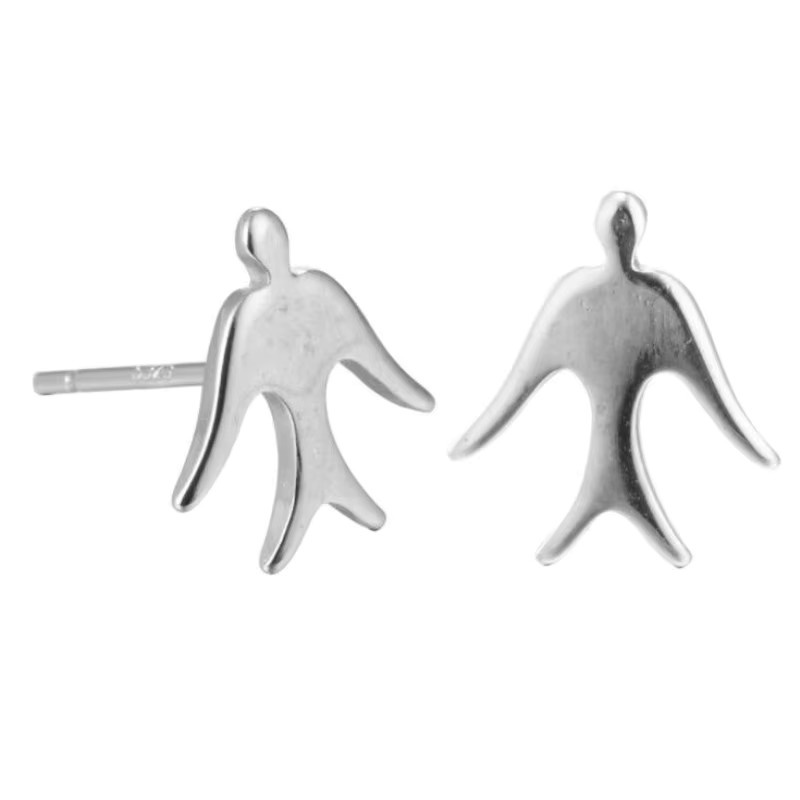 GaGa-Duck Ohrstecker 925 Silber, Schwalben-Vogel, Damen - Bild 5