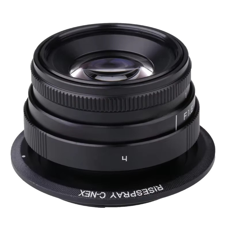 RISESPRAY 35 mm F1,6 Manueller Fokus MF Prime-Kameraobjektiv für Micro Four Thirds, Schwarz - Bild 6